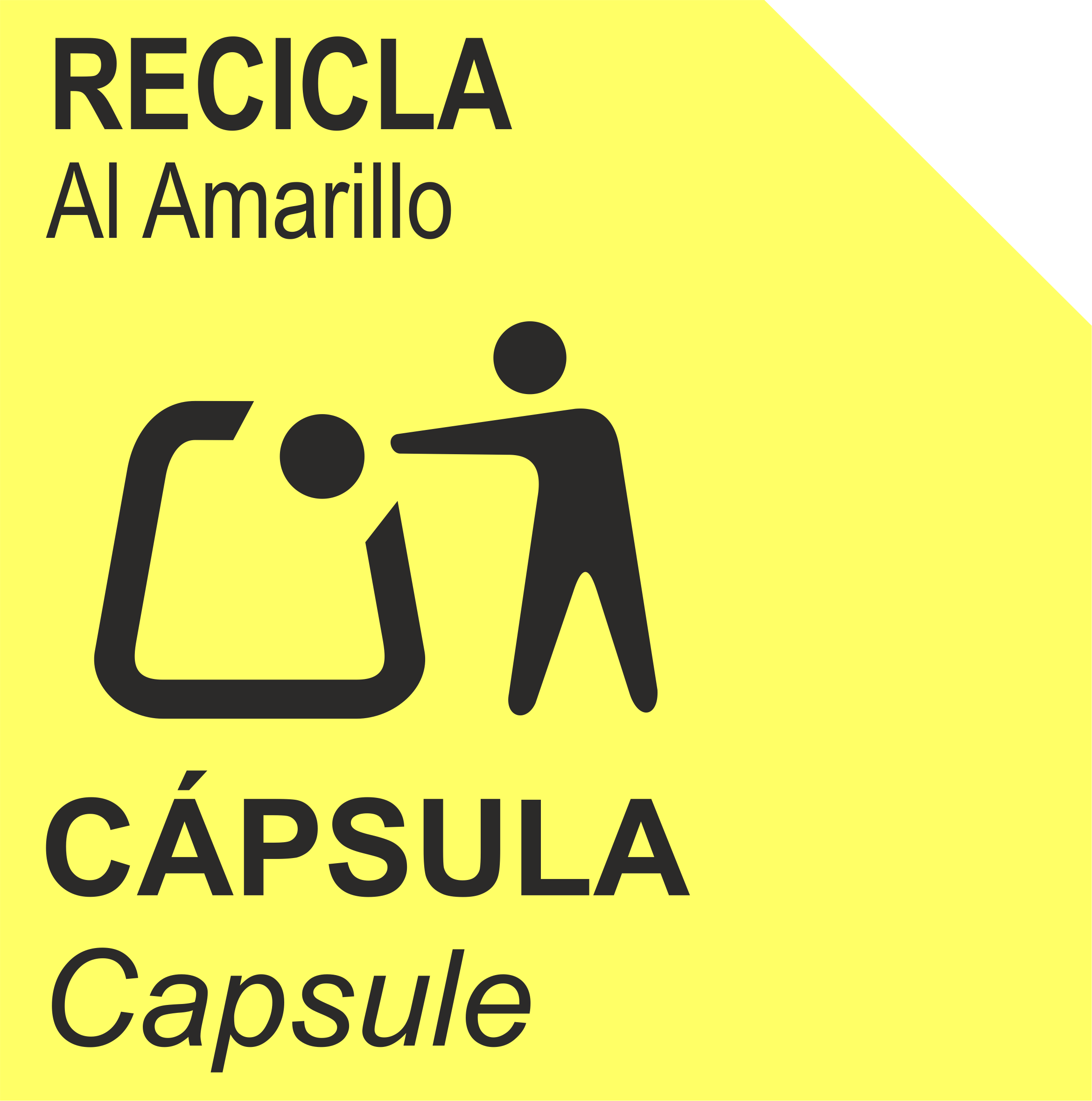 Recycle Amarillo Capsula